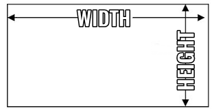 width height tweha